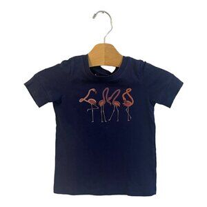 Little Marc Jacobs Flamingo Print Tee Shirt Short Sleeves Size 3